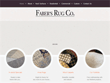 Tablet Screenshot of faberrug.com